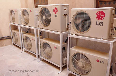 Descarte de aparelhos de ar condicionado