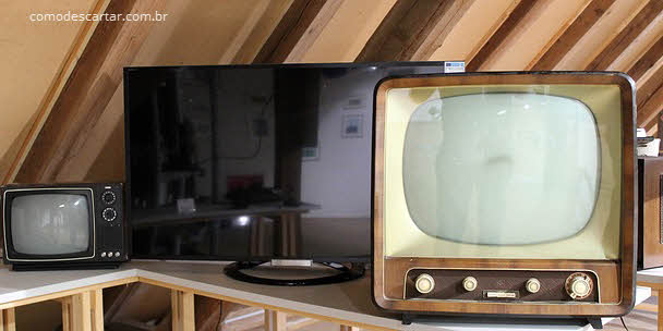 Como descartar TV de tubo antiga